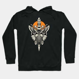 Traditional butterfly Hoodie